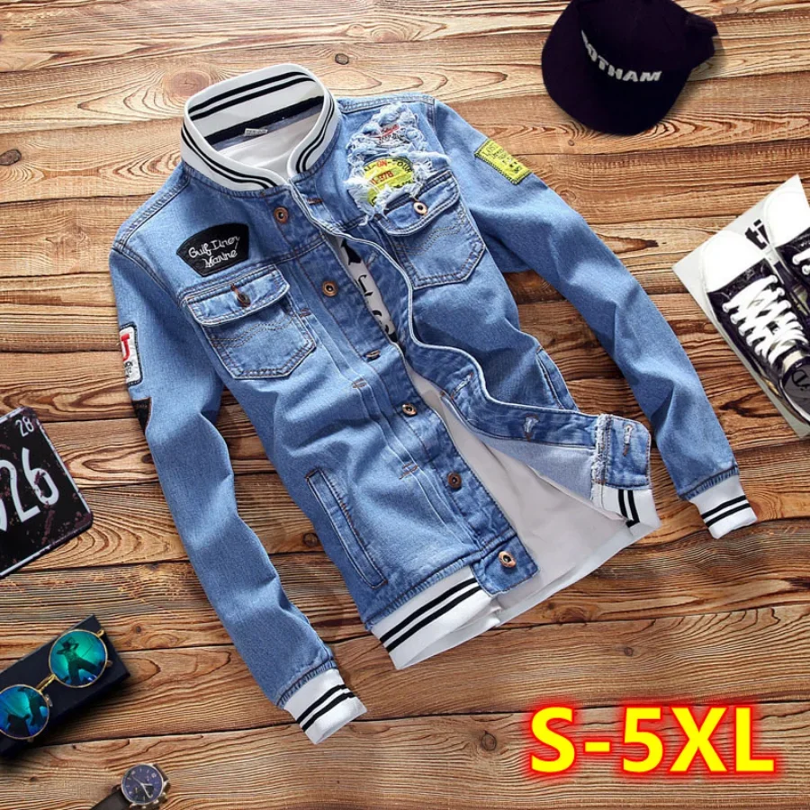 Woodworking Brand - New 2026 Men's Denim Jackets Fashion