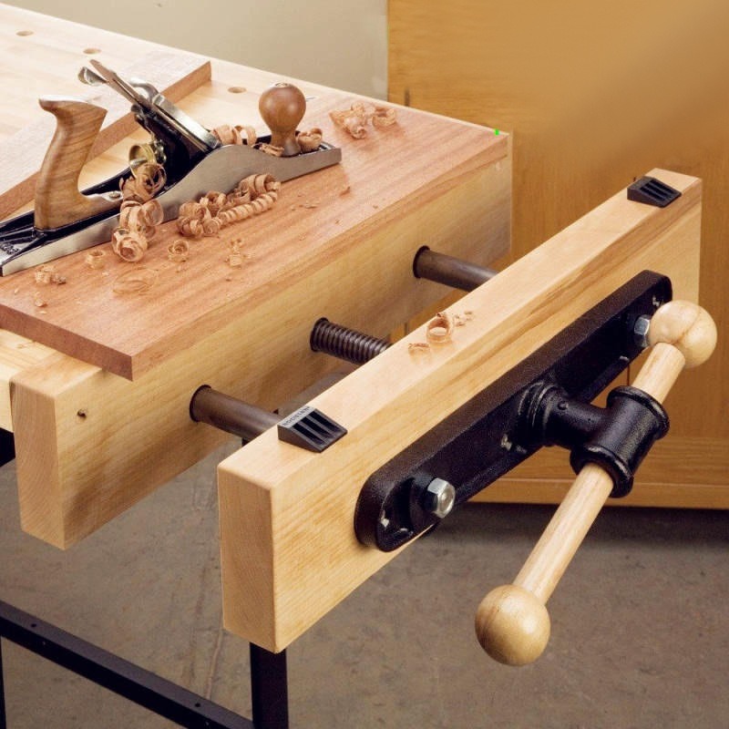 Woodworking Front Vise - Quick Release Front Vise 7/10.5 Inches