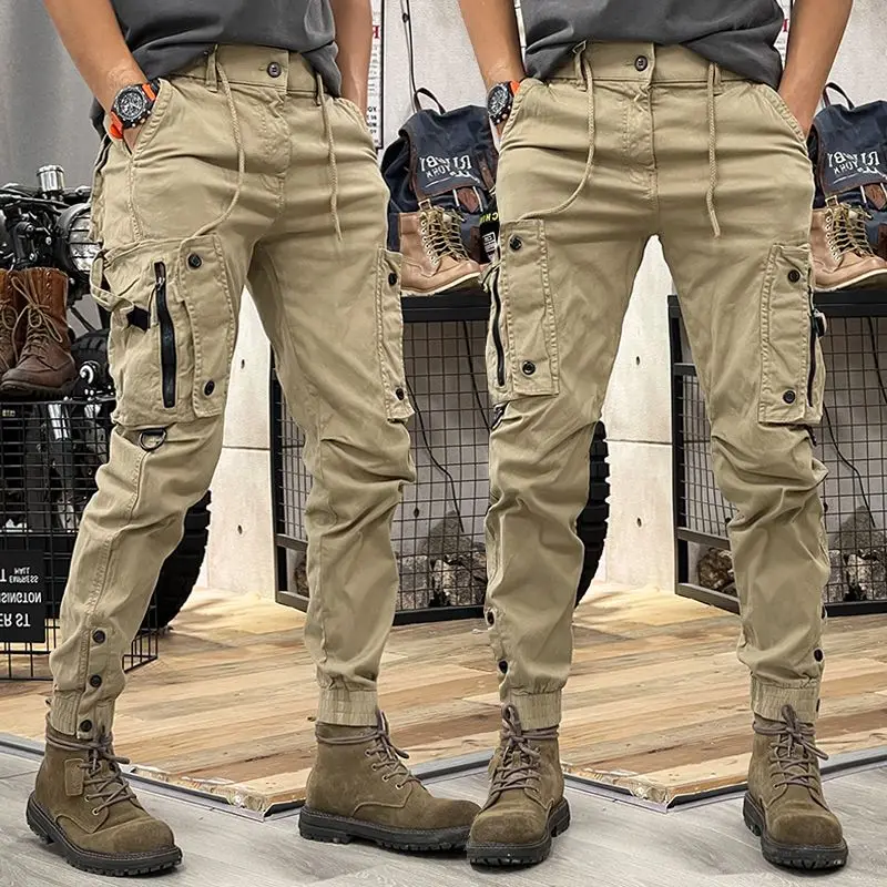 Woodworking Brand - Trousers Man Biker Outdoor Cargo Pants
