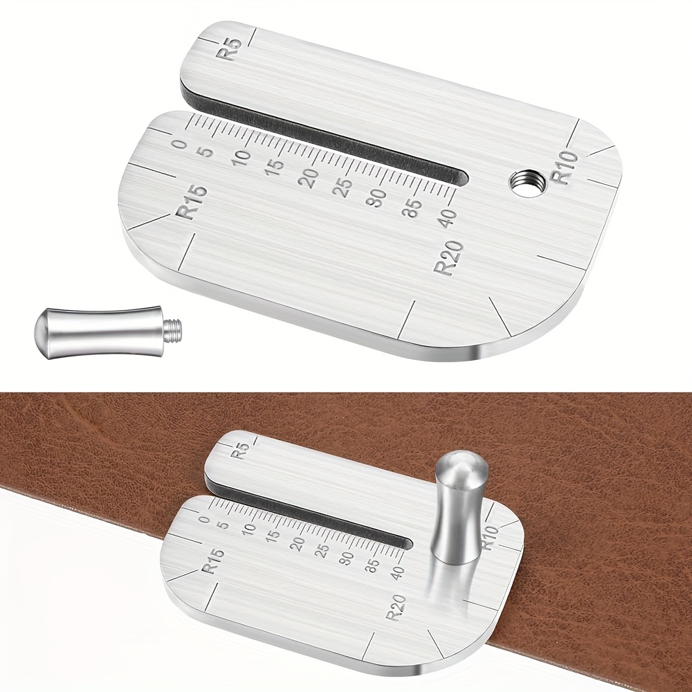 Woodworking Templates - Stainless Steel Corner Radius Jig Adjustable