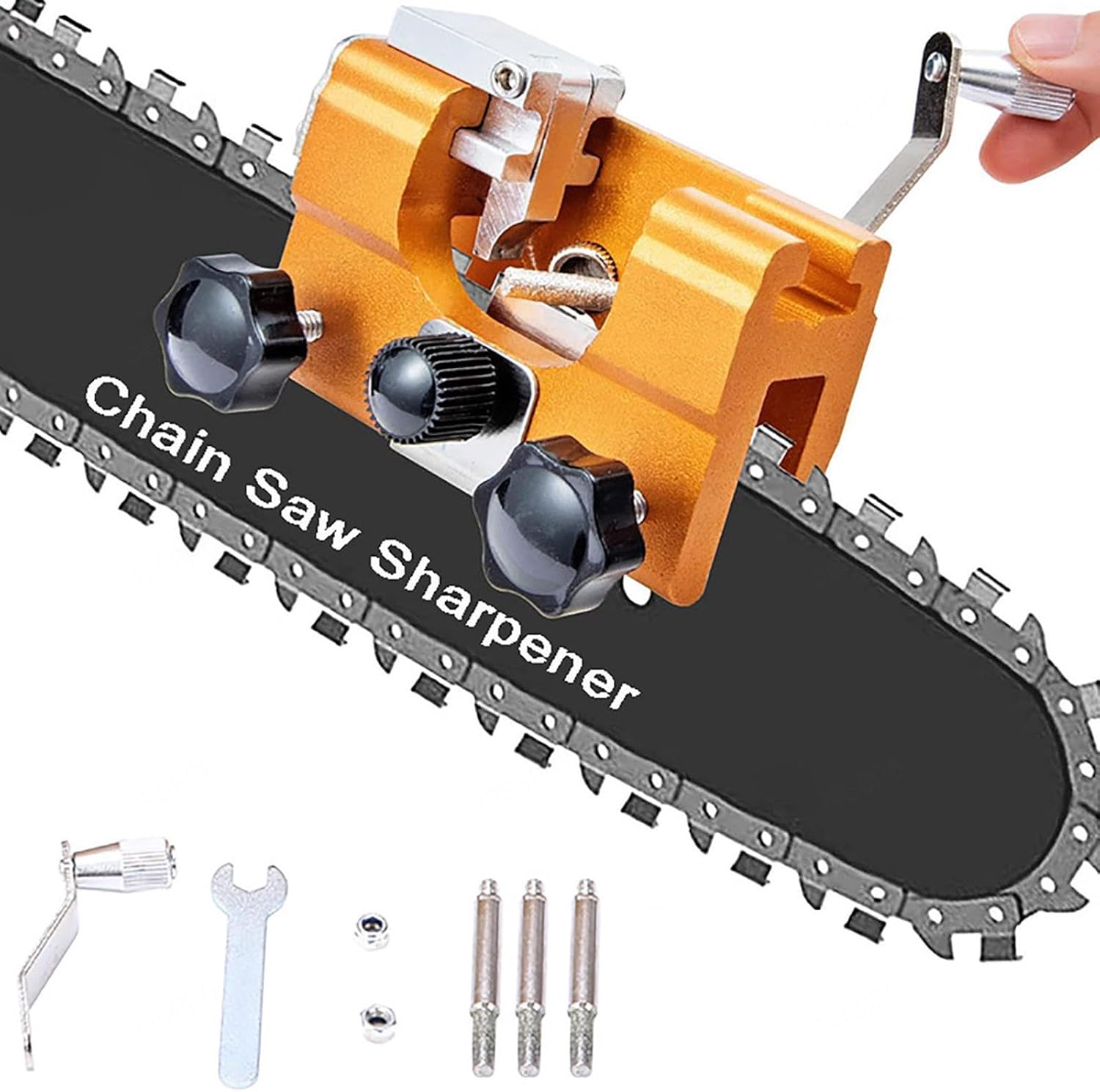 Woodworking Ai - Portable Manual Chain Saw Blade Sharpener