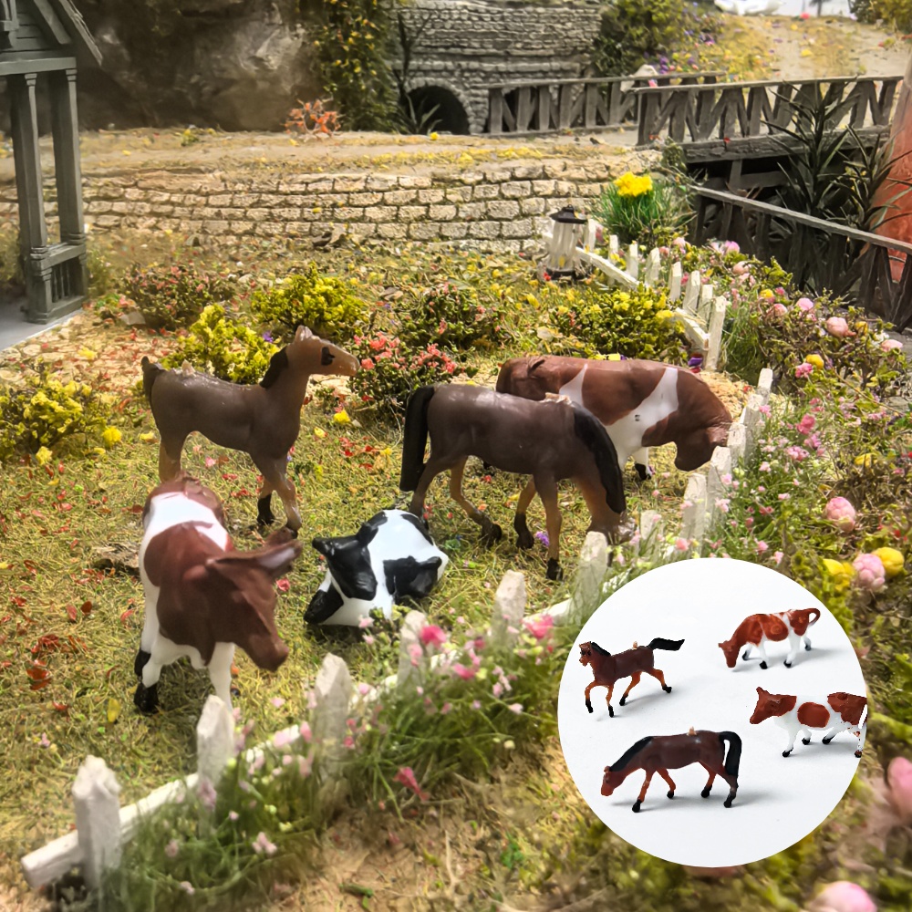 Woodworking Horse - HO Scale Mini Farm Animal Figures