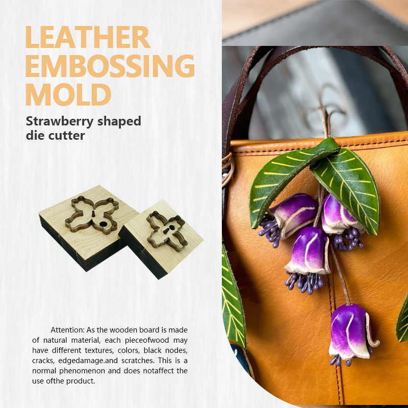 Woodworking Templates - Large And Small Bell Flower Leather