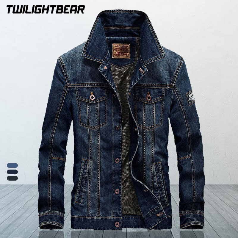 Woodworking Brand - High Quality Men's Denim Jacket Coat