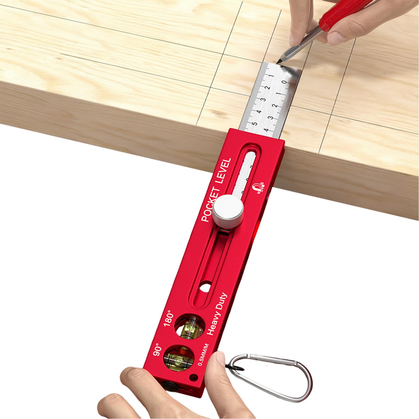 Woodworking Templates - Woodworking Measuring Tools Magnetic Horizontal Template