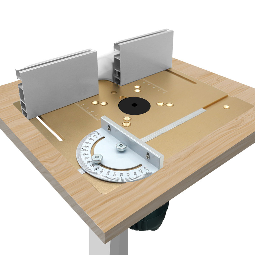 Woodworking Asmr - C8 Aluminum Router Table Insert Plate