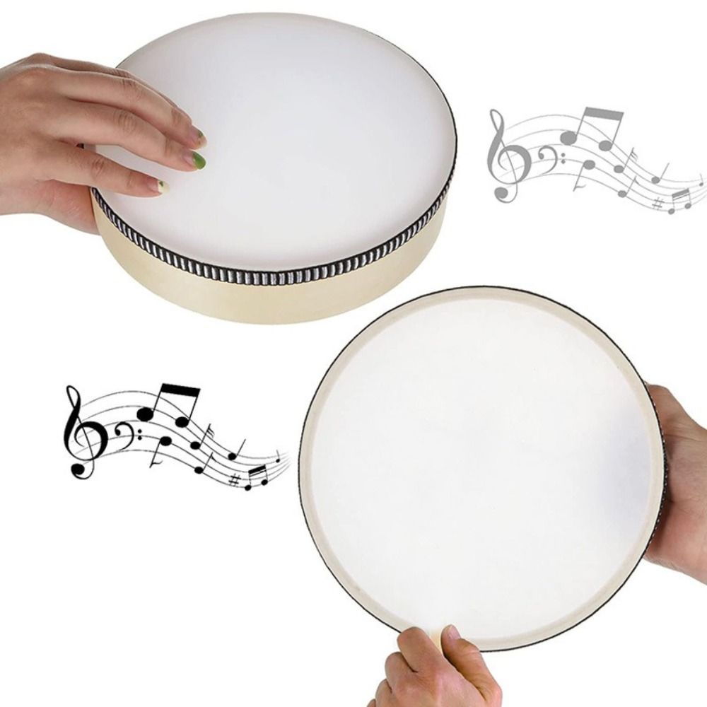 Woodworking Kids Toys - Toy 4/6/8/10 Inch Wooden Hand Drum
