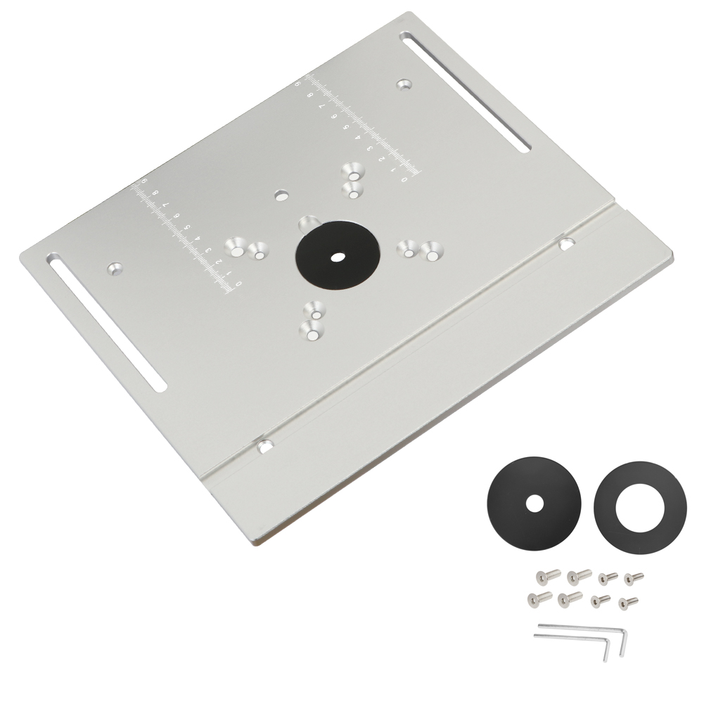 Woodworking Asmr - Aluminum Router Table Insert Plate For