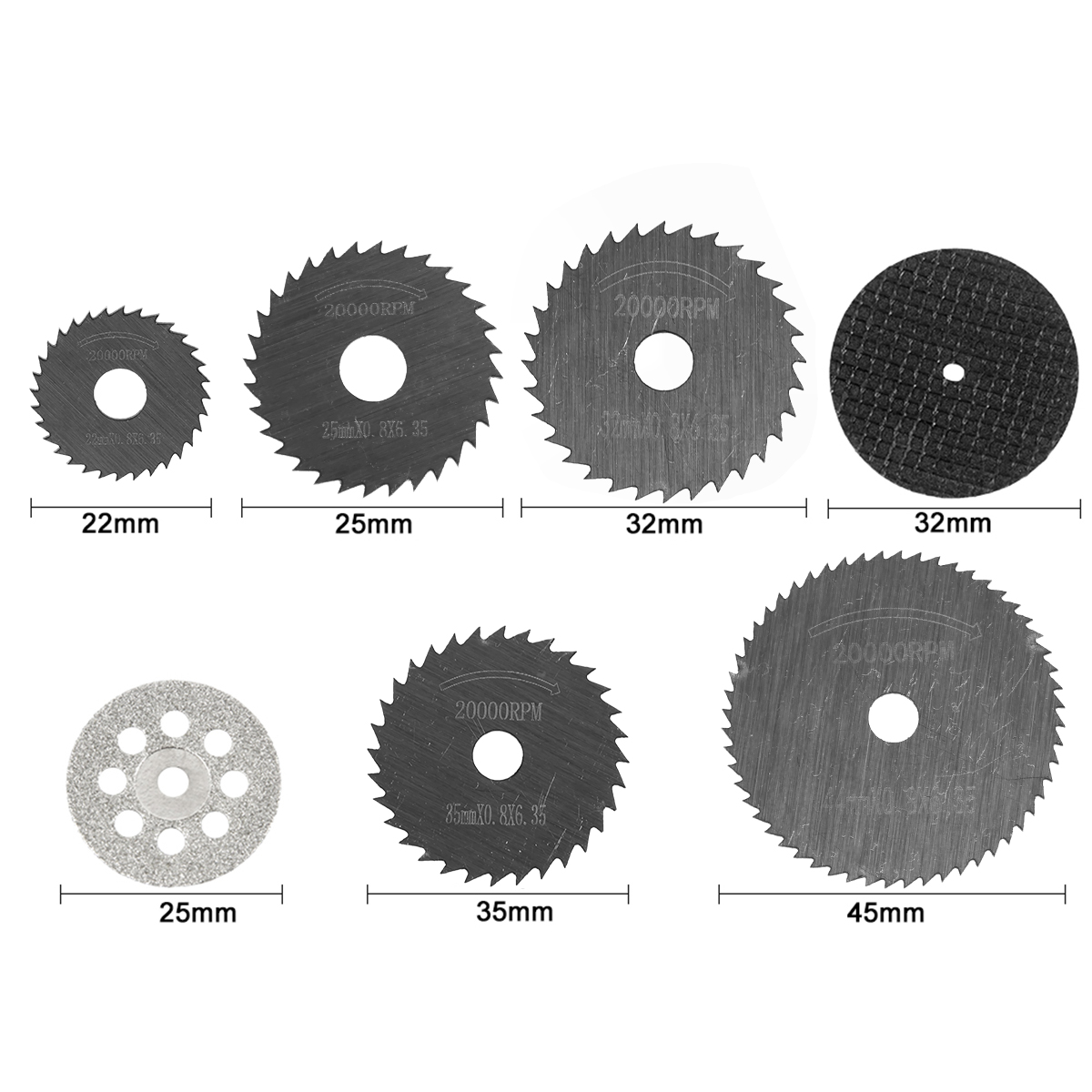31/30pc Diamond Cutting Discs  - огляд і ціна Woodworking Drill