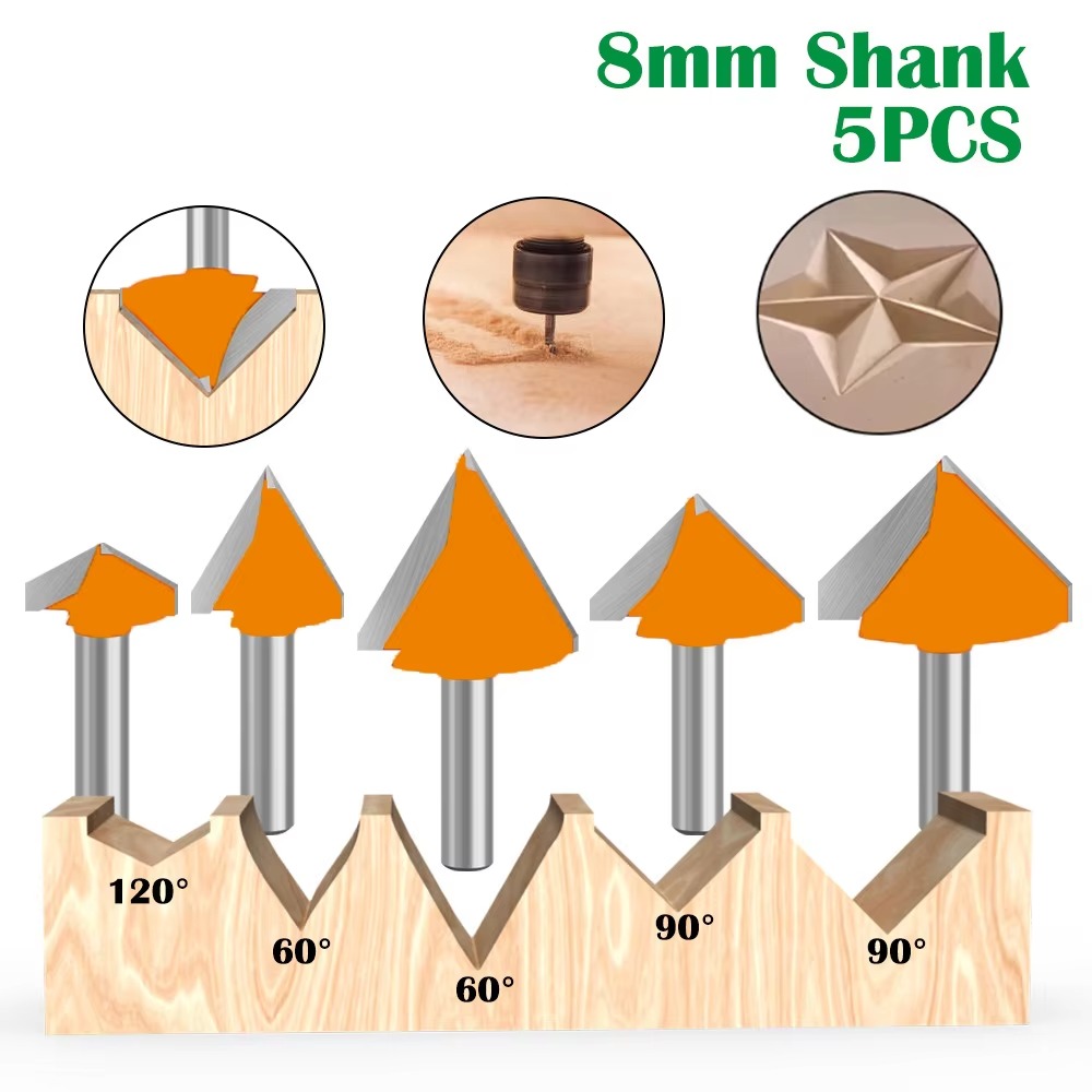 1PC 8MM Shank Milling Cutter W - огляд і ціна Woodworking Nc