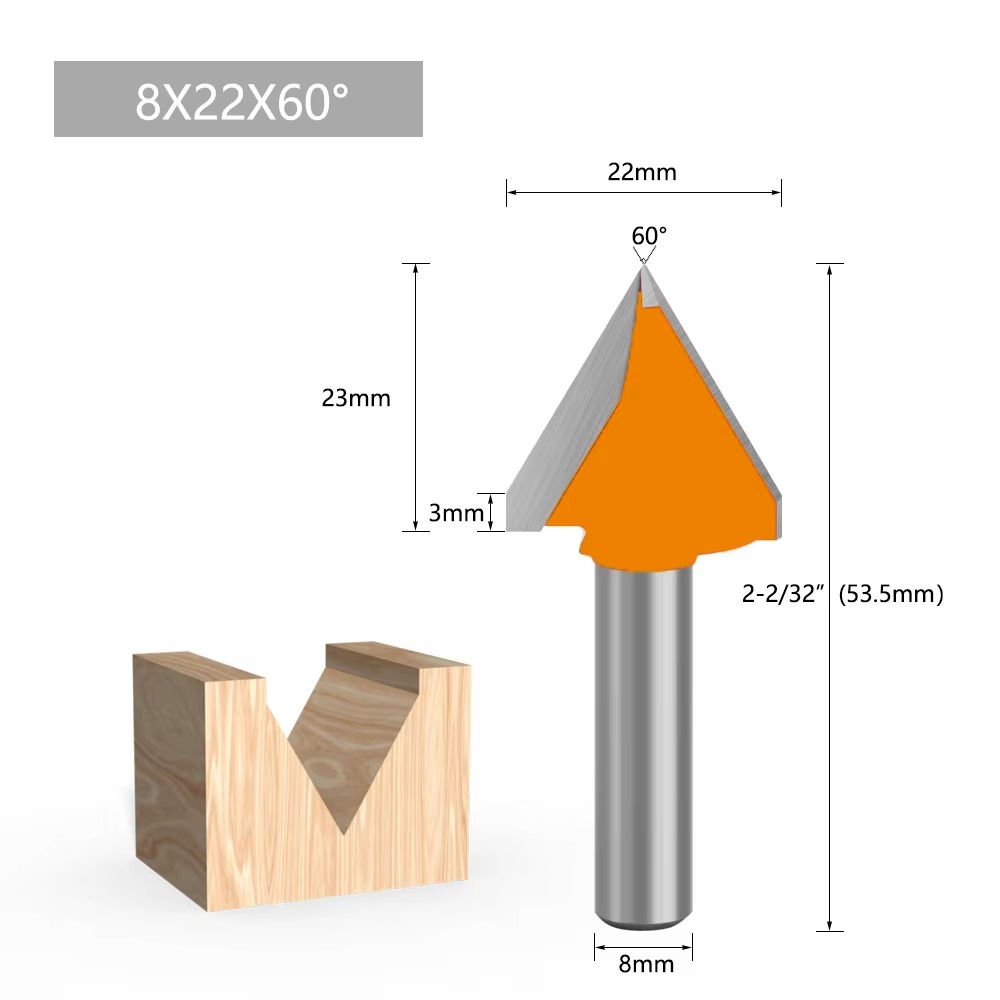 1PC 8MM Shank Milling Cutter W - огляд і ціна Woodworking Nc