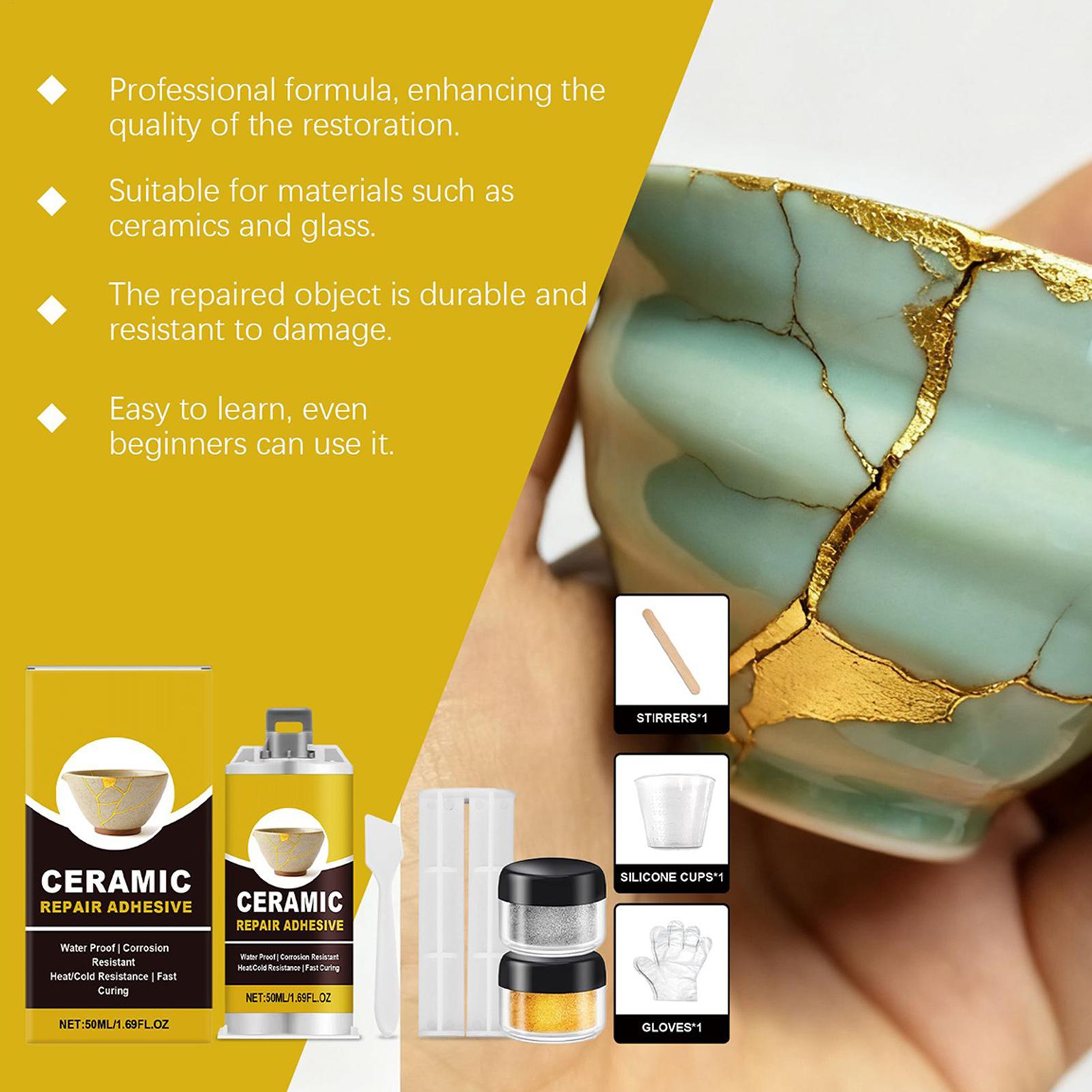 Gold Glue for Ceramics Glass S - огляд і ціна Woodworking Women