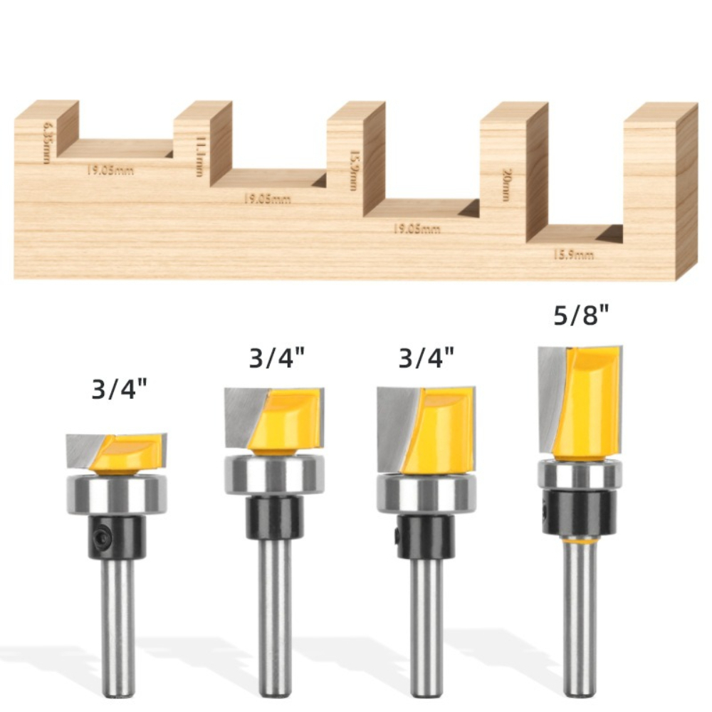 1/4Inch Shank Flush Trim Route - огляд і ціна Woodworking Templates