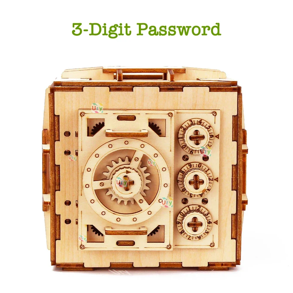 URY 3D Wooden Puzzle Password  - огляд і ціна Woodworking Women