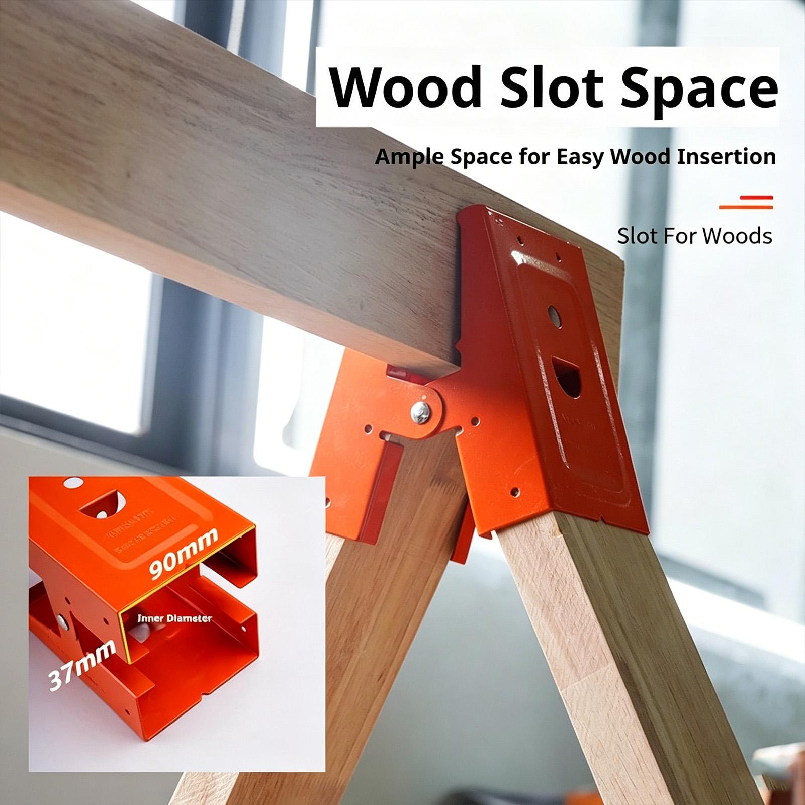 Saw Horse Brackets 2-Pieces He - огляд і ціна Woodworking Horse
