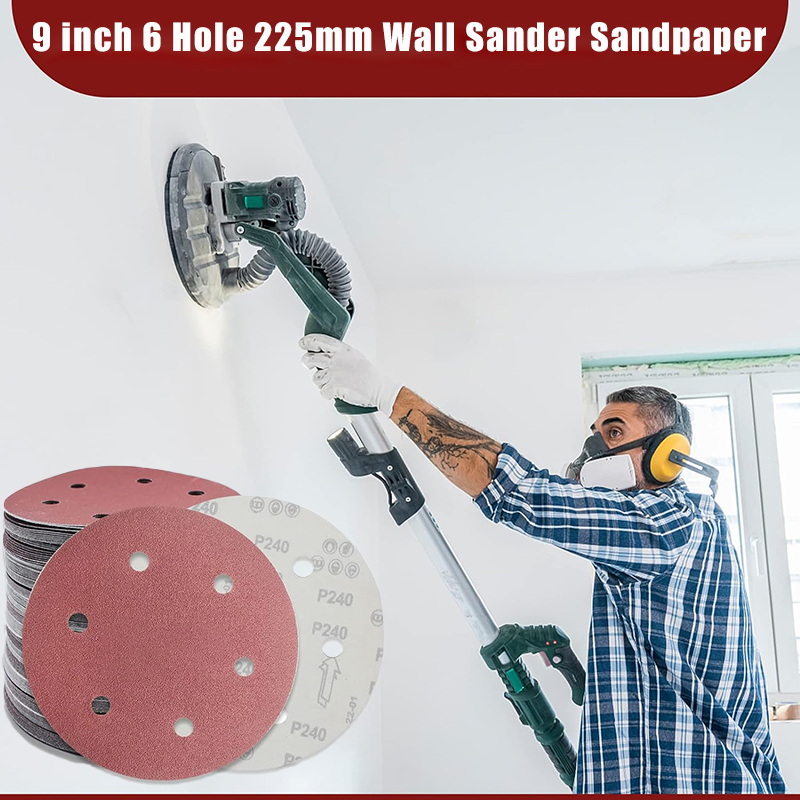 10pcs 9 inch 6 Hole 225mm Wall - огляд і ціна Woodworking Wallpaper