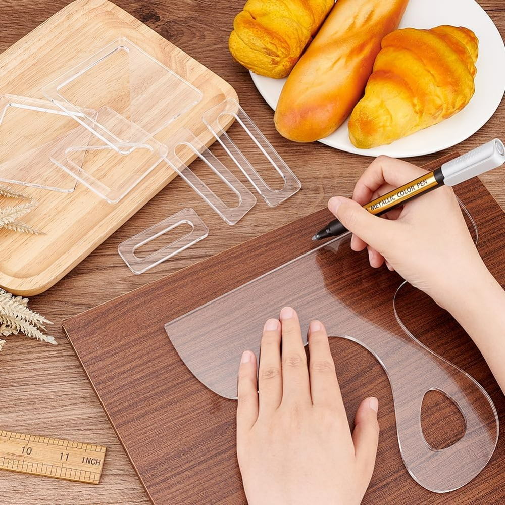 7Pcs Charcuterie Template Acry - огляд і ціна Woodworking Templates