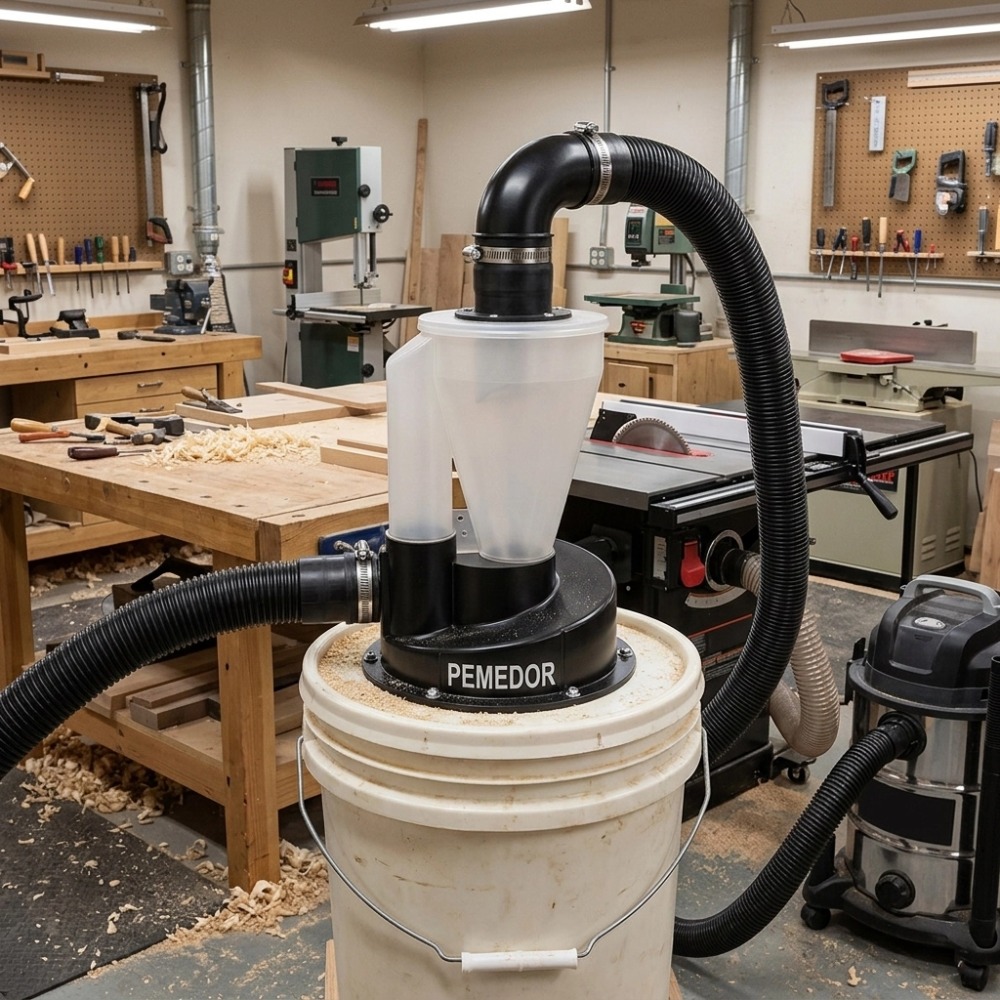 New Industrial Dual Cyclone Du - огляд і ціна Vacuum Cleaner Woodworking