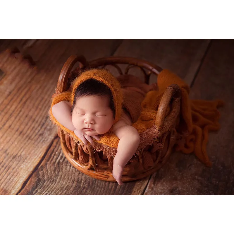 Baby Rattan Basket Newborn Pho - огляд і ціна Woodworking Veneer