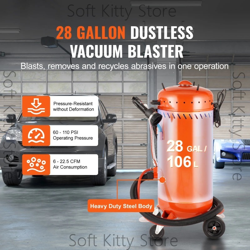 28 Gallon Vacuum Sand Blaster  - огляд і ціна Woodworking Vacuum System