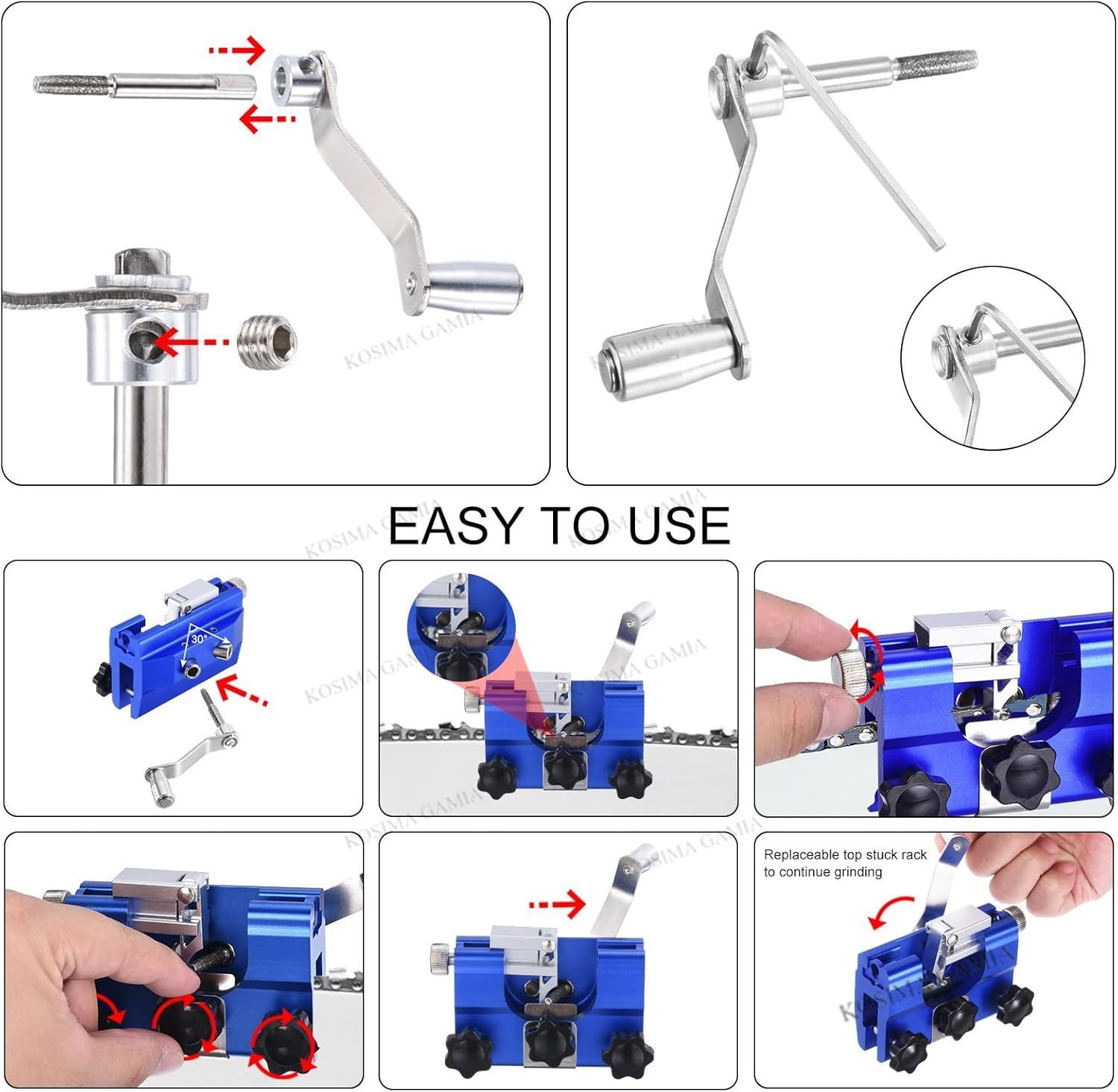 Portable Manual Chain Saw Blad - огляд і ціна Woodworking Ai