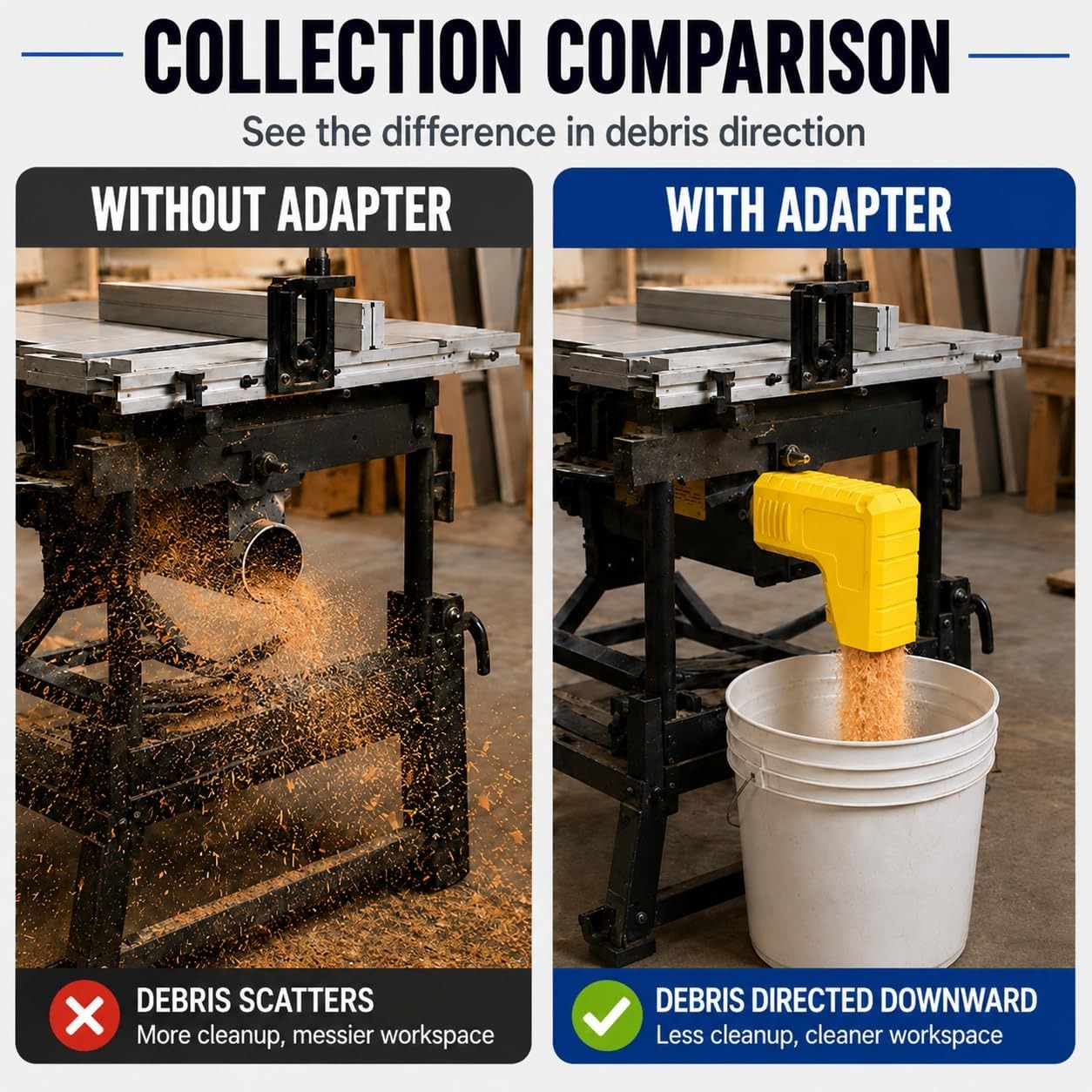 Desktop Sawdust Collection Ada - огляд і ціна Vacuum Cleaner Woodworking