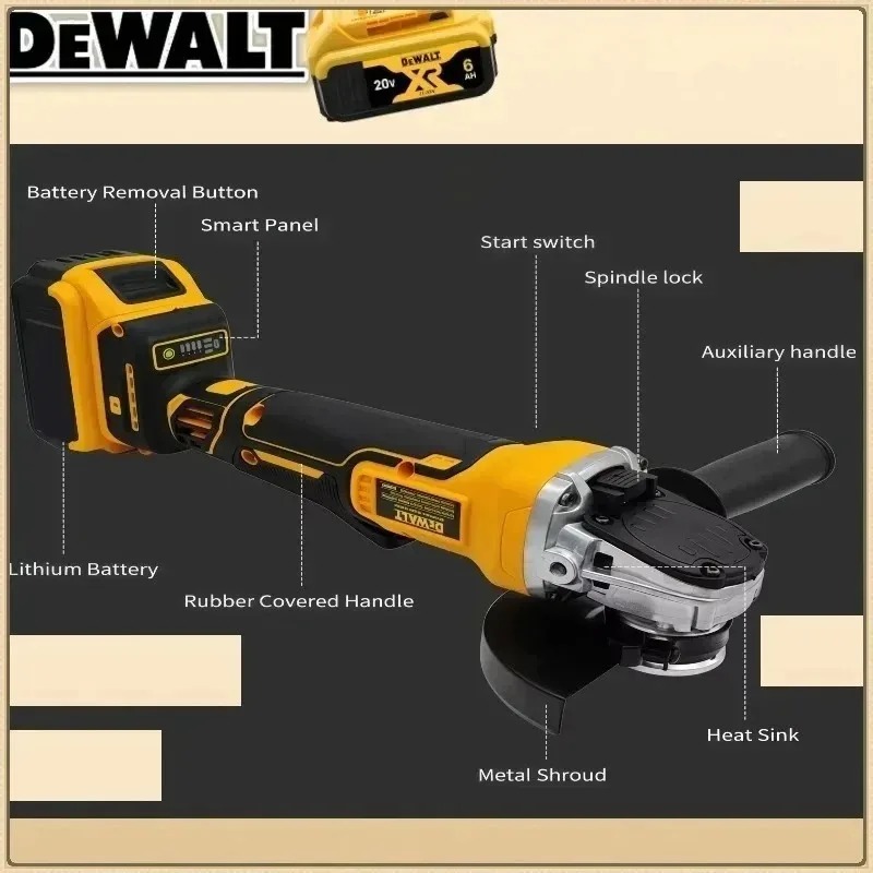 Dewalt DCG406 125MM Angle Grin - огляд і ціна Woodworking Ai