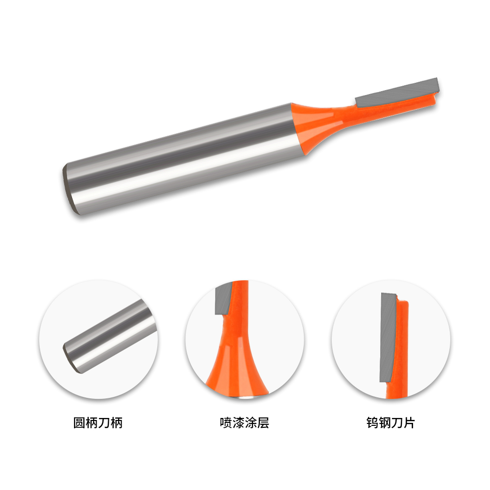 3pcs 8mm Shank Straight Router - огляд і ціна Woodworking Nc