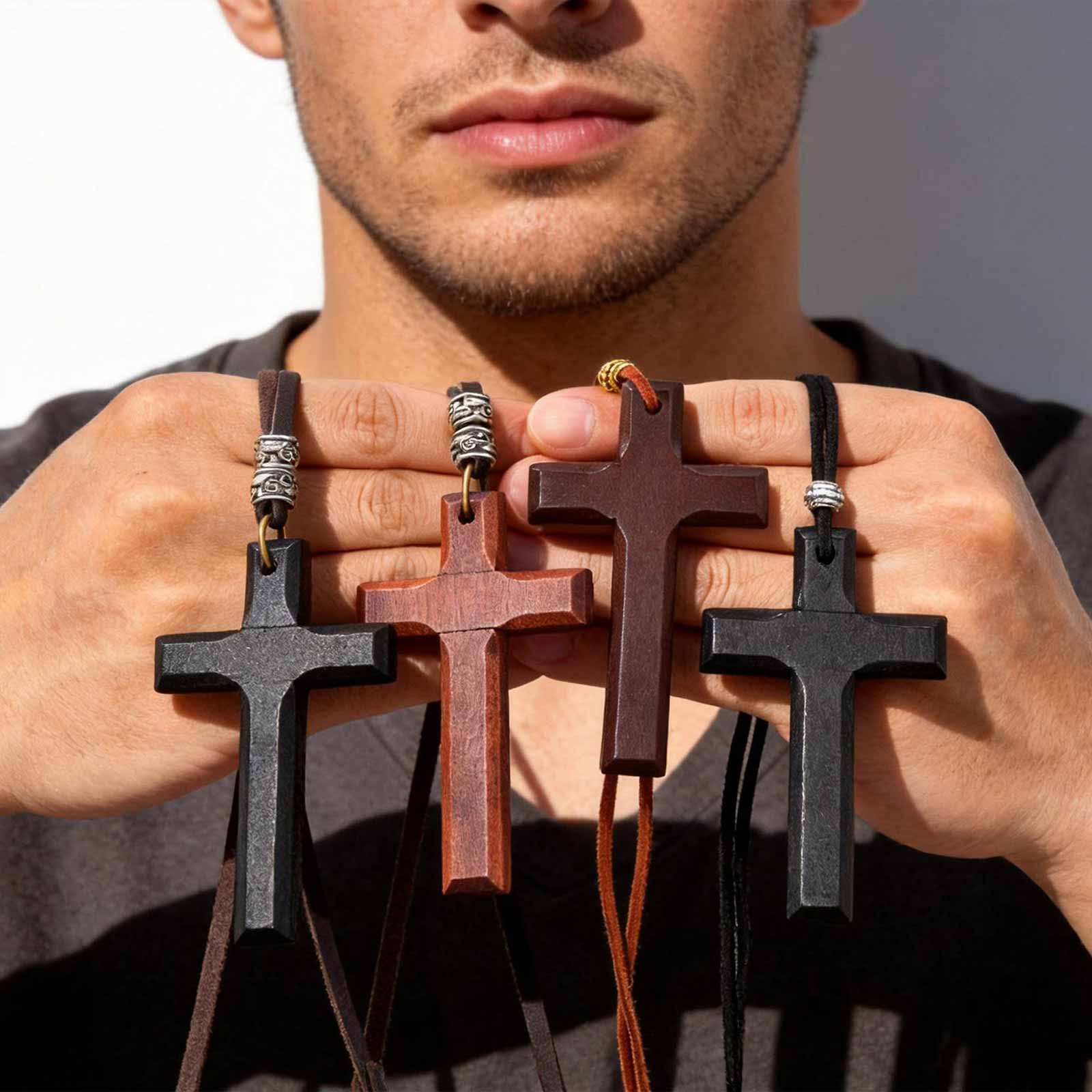 Wooden Cross Necklace for Men  - огляд і ціна Woodworking Nc