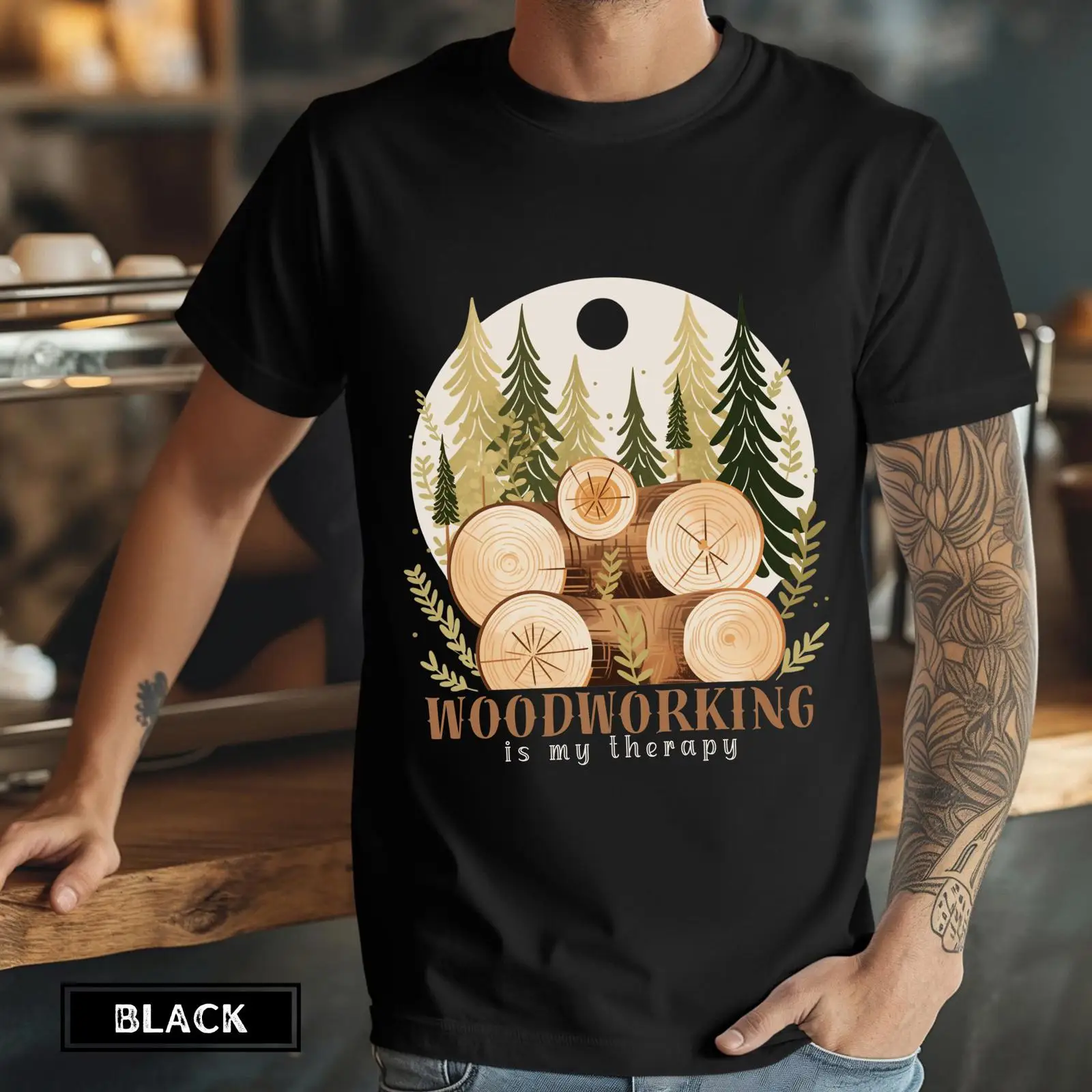 Woodworking Is My Therapy T Sh - огляд і ціна Woodworking Therapy