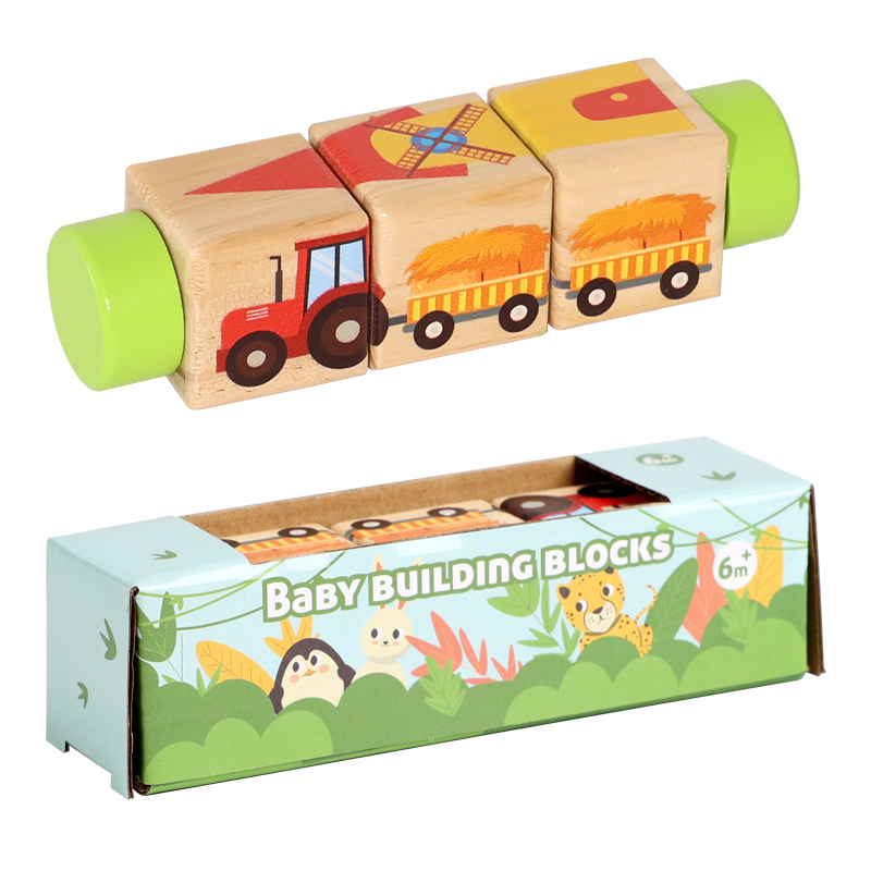 1pcs Baby Wooden Rotating Anim - огляд і ціна Woodworking Kids Toys