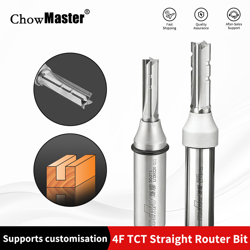 Chowmaster 4 Flutes TCT Straig - огляд і ціна Woodworking Nc