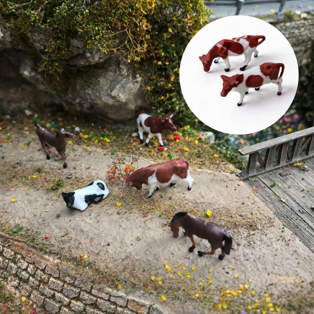 HO Scale Mini Farm Animal Figu - огляд і ціна Woodworking Horse
