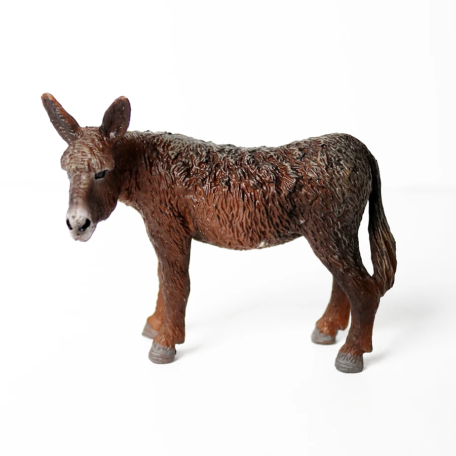 Donkey Model Toy Animals Figur - огляд і ціна Woodworking Horse