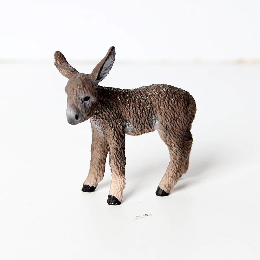 Donkey Model Toy Animals Figur - огляд і ціна Woodworking Horse