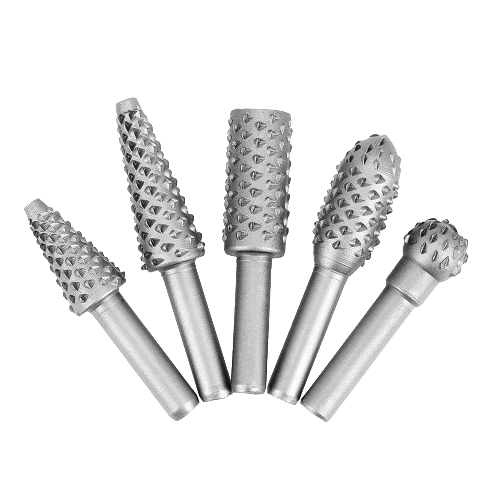 5Pcs Rotary Burr Rasp Woodwork - огляд і ціна Woodworking Drill Bits
