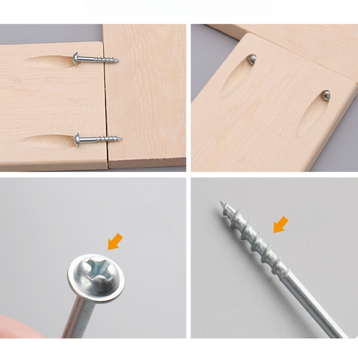 100Pcs Zinc‑Plated Phillips Po - огляд і ціна Woodworking Hacks