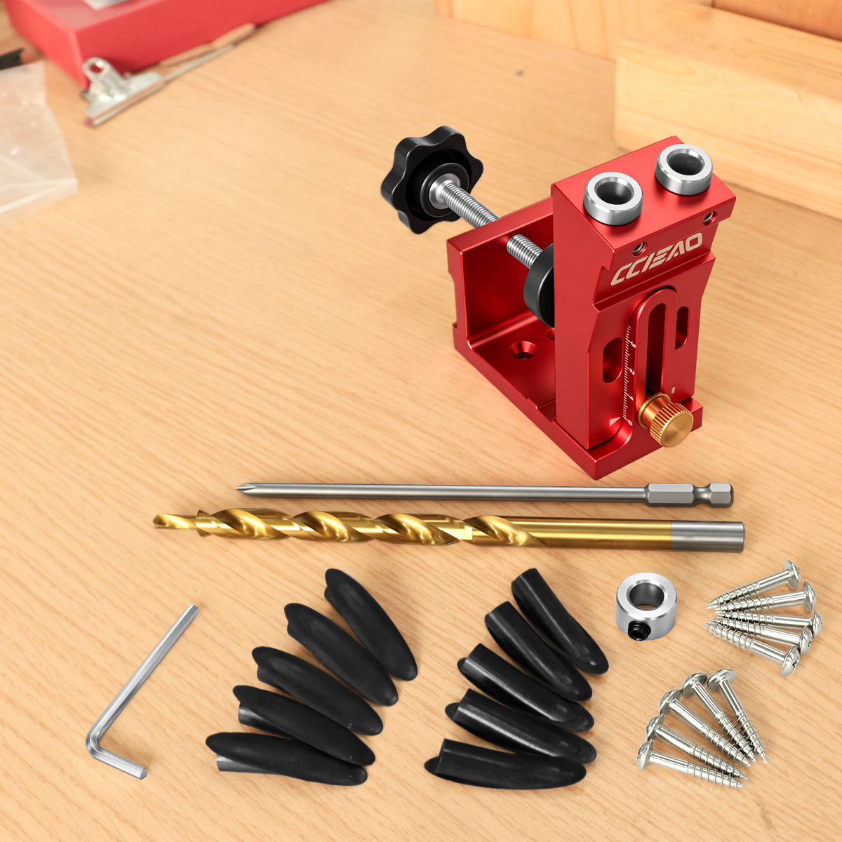 Adjustable Pocket Hole Jig Kit - огляд і ціна Woodworking Hacks