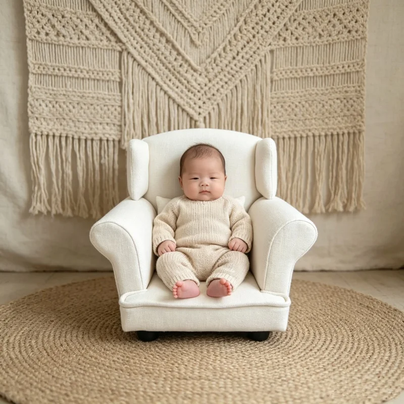 Baby Photoshoot Sofa Chair Bed - огляд і ціна Woodworking Veneer