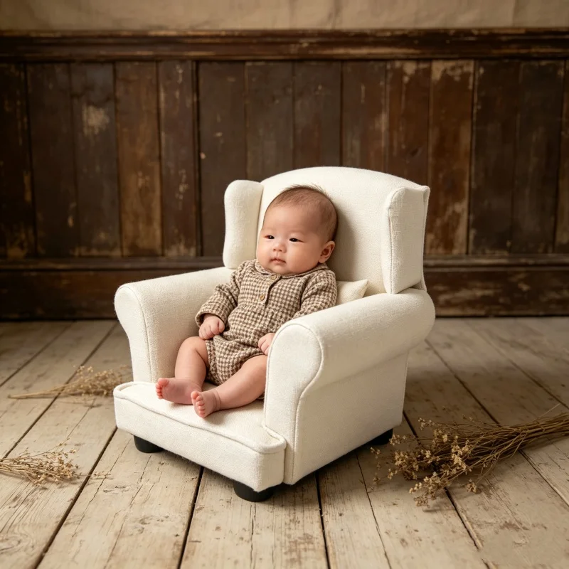Baby Photoshoot Sofa Chair Bed - огляд і ціна Woodworking Veneer