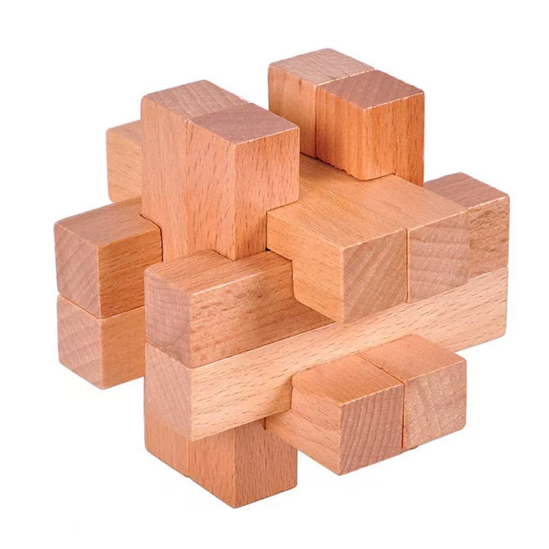 Wooden Brain Teaser for Adults - огляд і ціна Woodworking Kids Toys